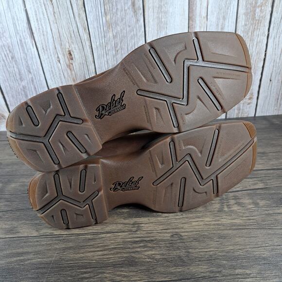 Rebel Durango Brown Army Green USA Print Western Boots Men's Sz 10 M (VGC) - Picture 7 of 10